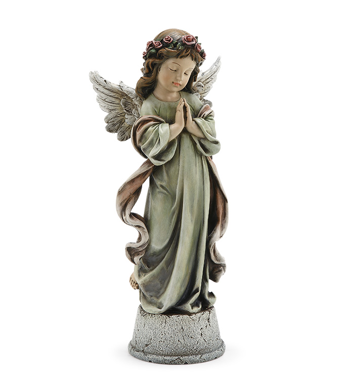 Little Girl Angel with Music Box