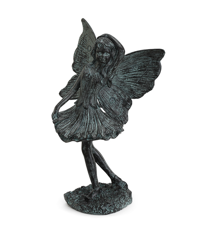 Blue Patina Fairy Girl