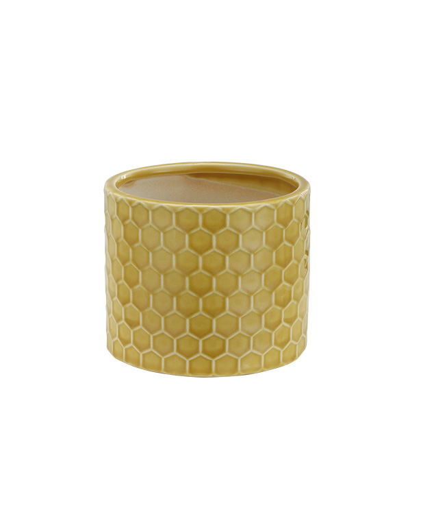 4.5" Ocher Honey Comb Cache