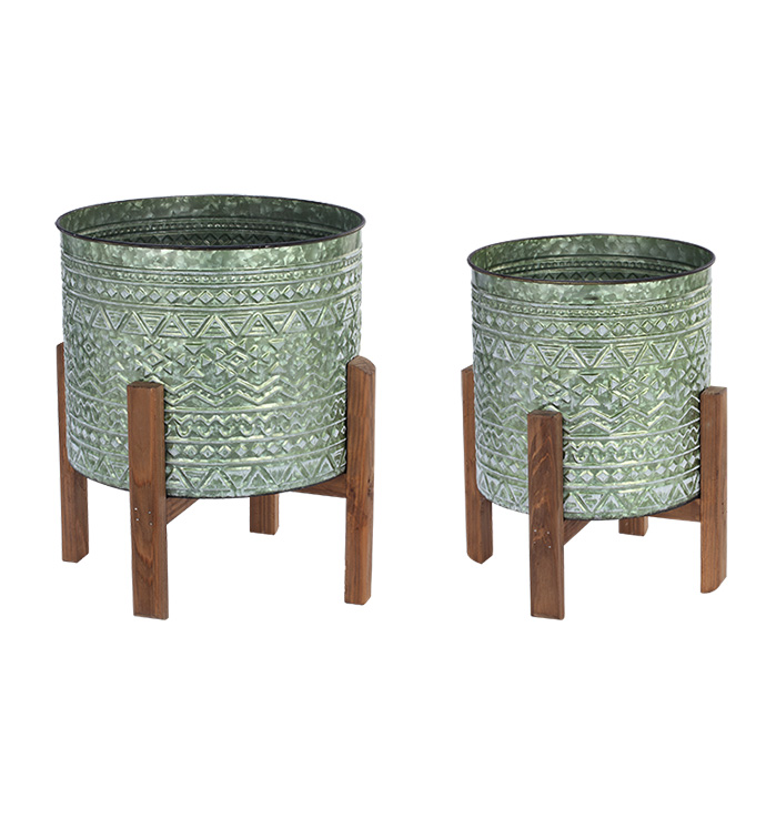 Emboss Tree Covers On Stand  Set of