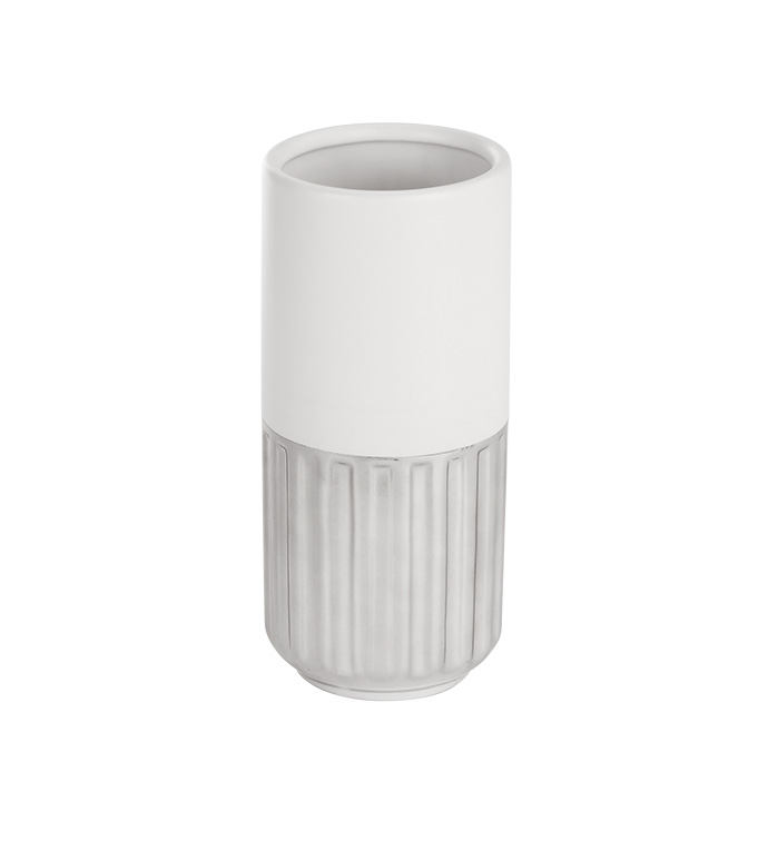 White & Silver Vase