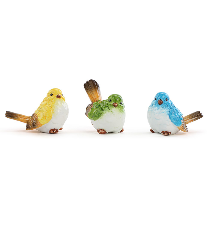 Spring Birds, 3 Assorted