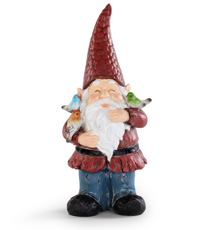 Gnome With Birds
