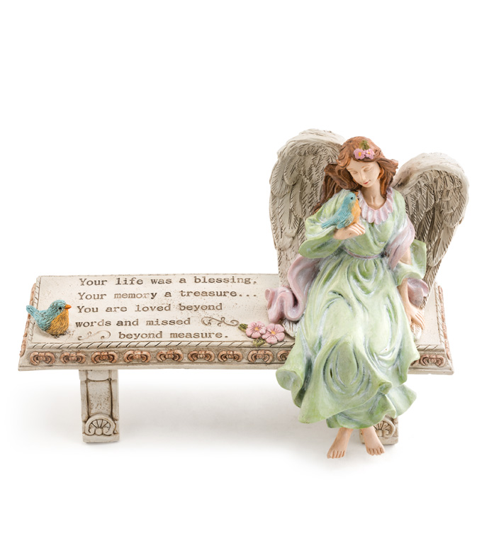 Fairy Sitting on Bench