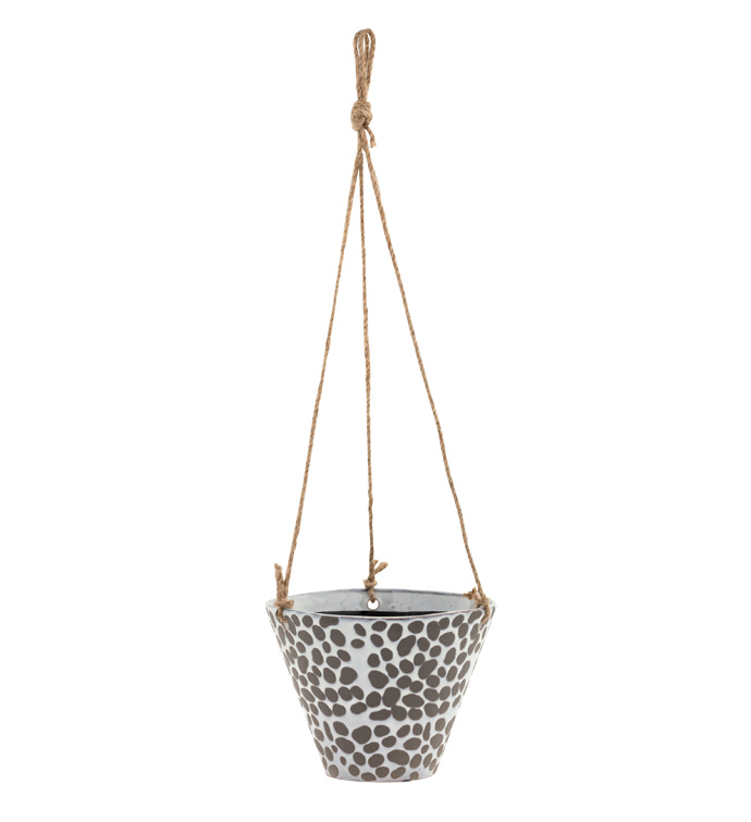 Large Hanging Spotted Planter