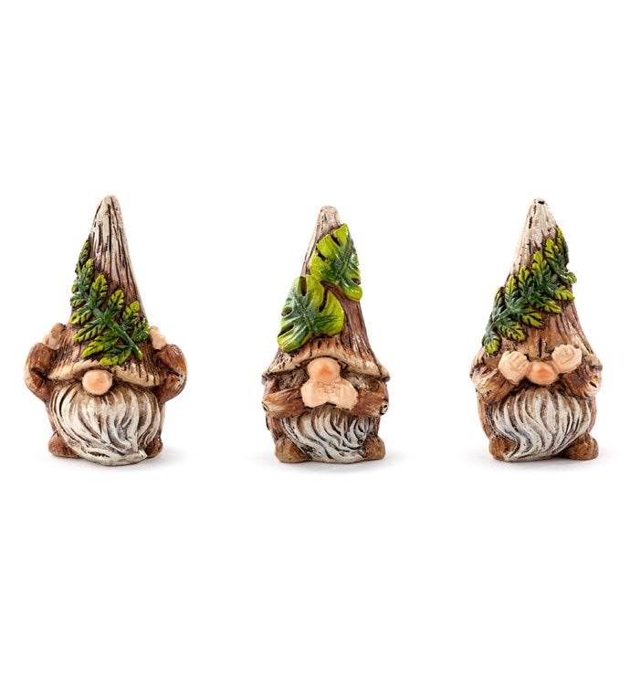 Woodland Gnome, 3 Assorted