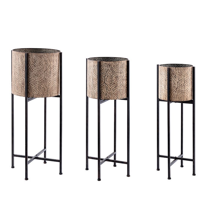 Tall Planter Stand, Set of 3