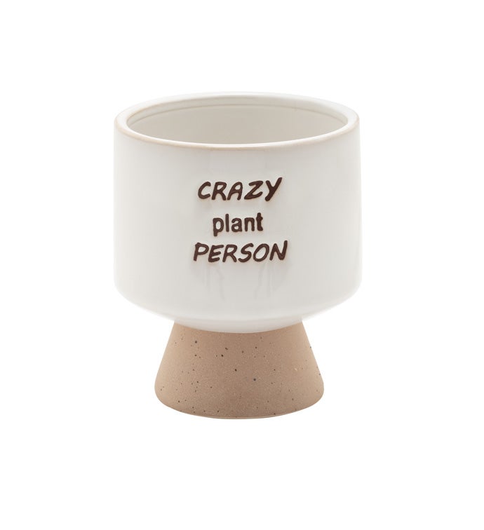 "Crazy Plant Person" Pot with Flare