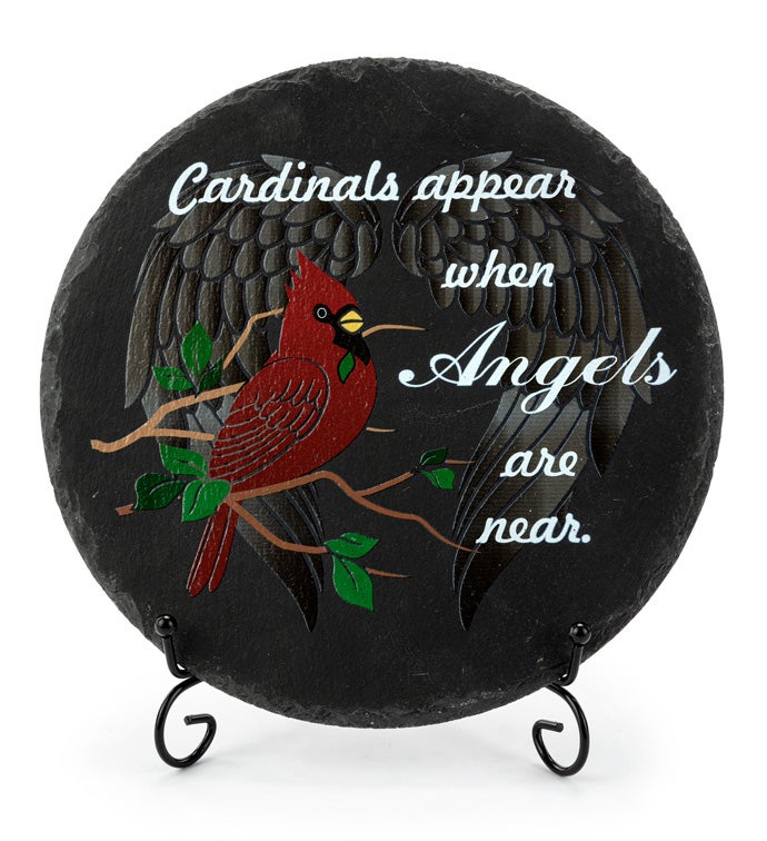 Cardinal Decorative Disc with Easel