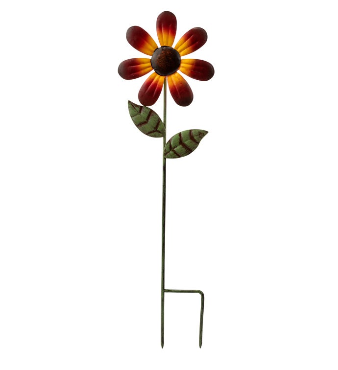 Red Flower Stake