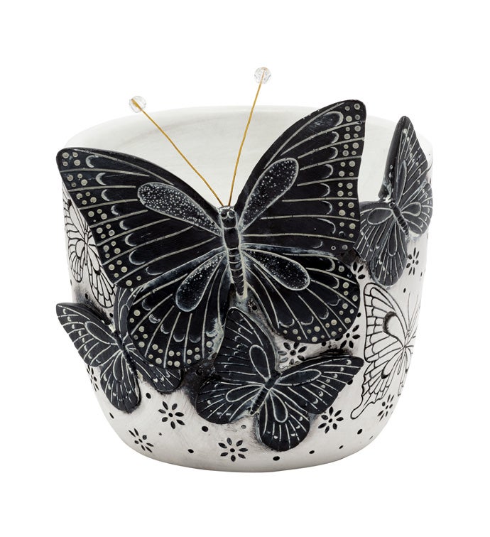 Black and White Butterfly Cach