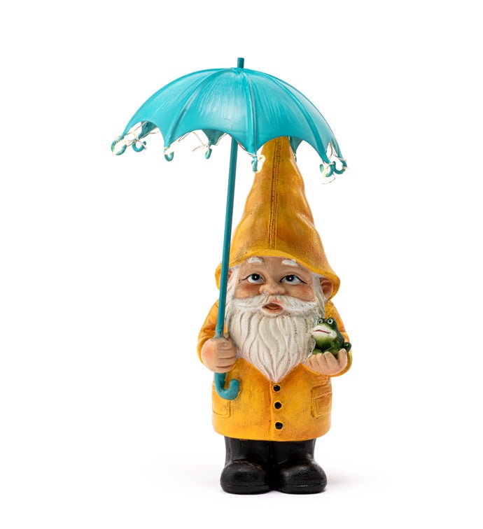 Umbrella Solar Light Gnome