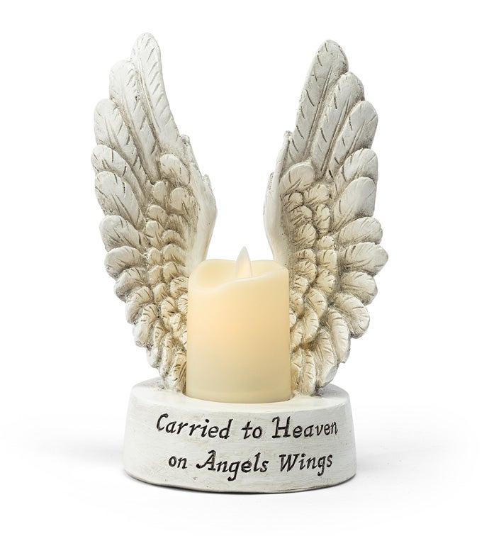 LED Angel Wings Candle