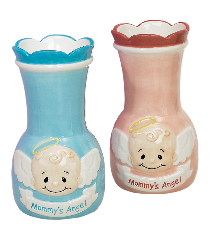 Mommy's Angel Vase, 2 Assorted