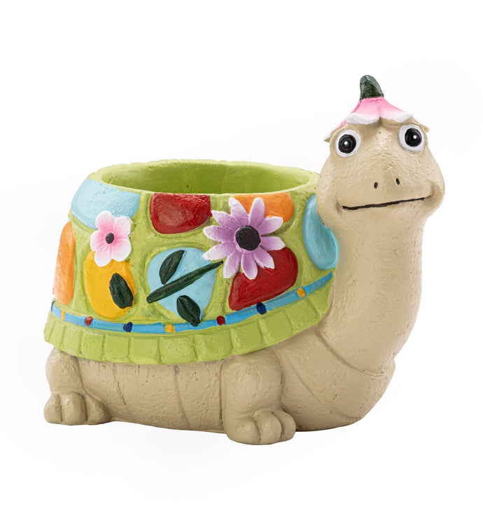 Flower Turtle Planter