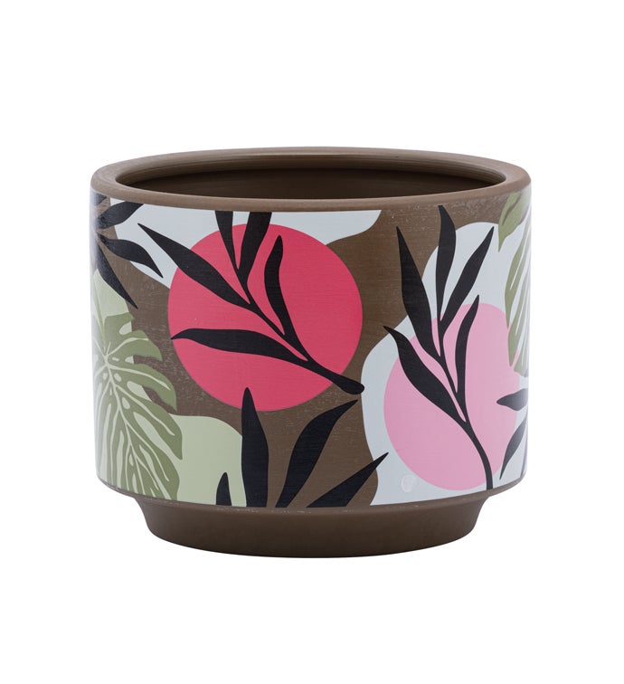 Small Tropical Leaves Planter