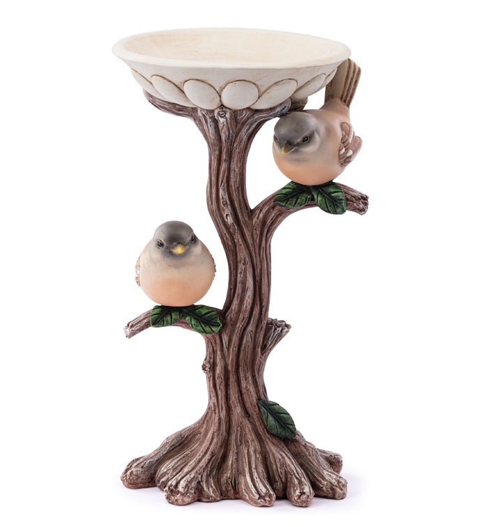 2-Birds on Branch Bird Feeder