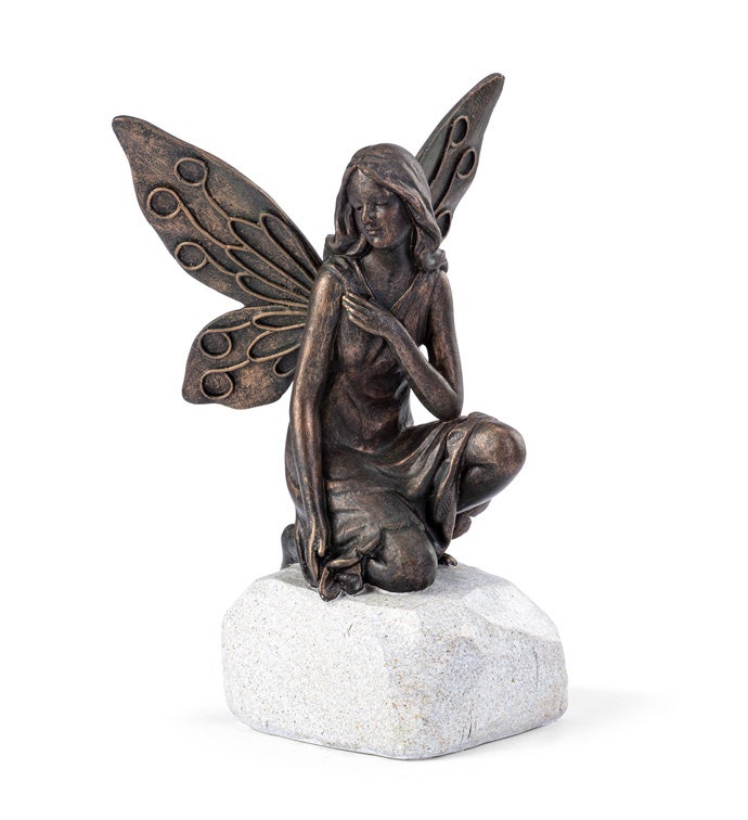 Fairy Kneeling on Stone