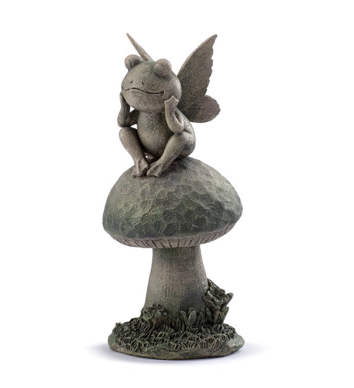 Flying Frog on Mushroom