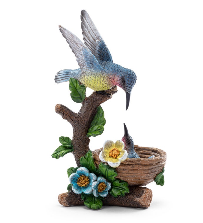 Hummingbird with Nest