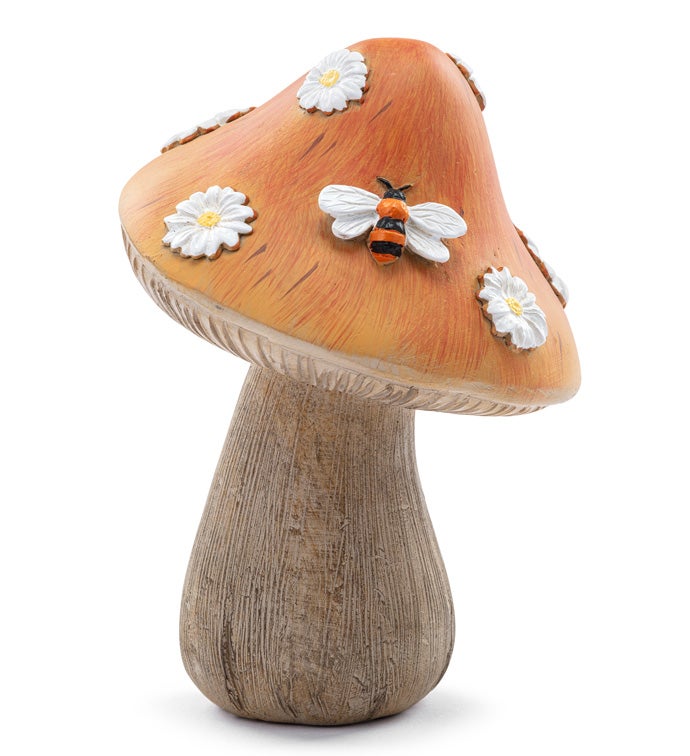 Honeybee/Flower Mushroom