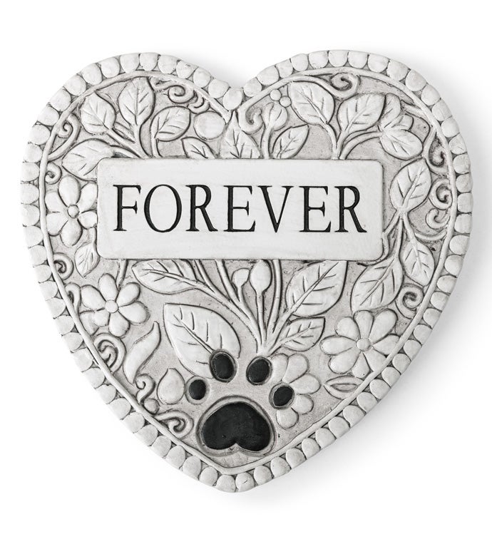 'Forever' Pawprint Heart