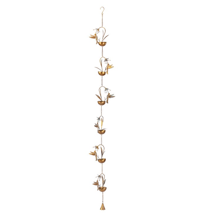Hummingbird Rain Chain