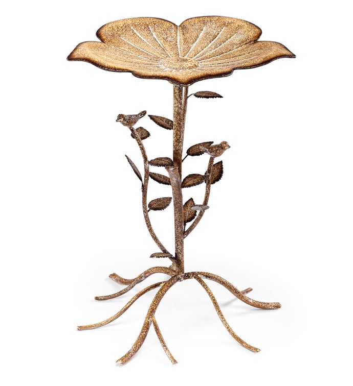Flower/Branch Bird Bath
