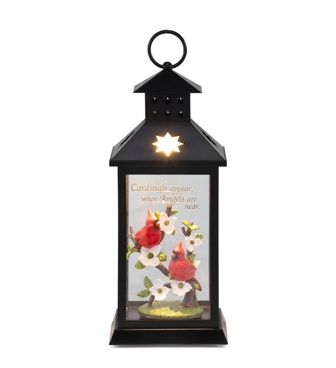 Large 'Cardinals Appear When Angels are Near' LED