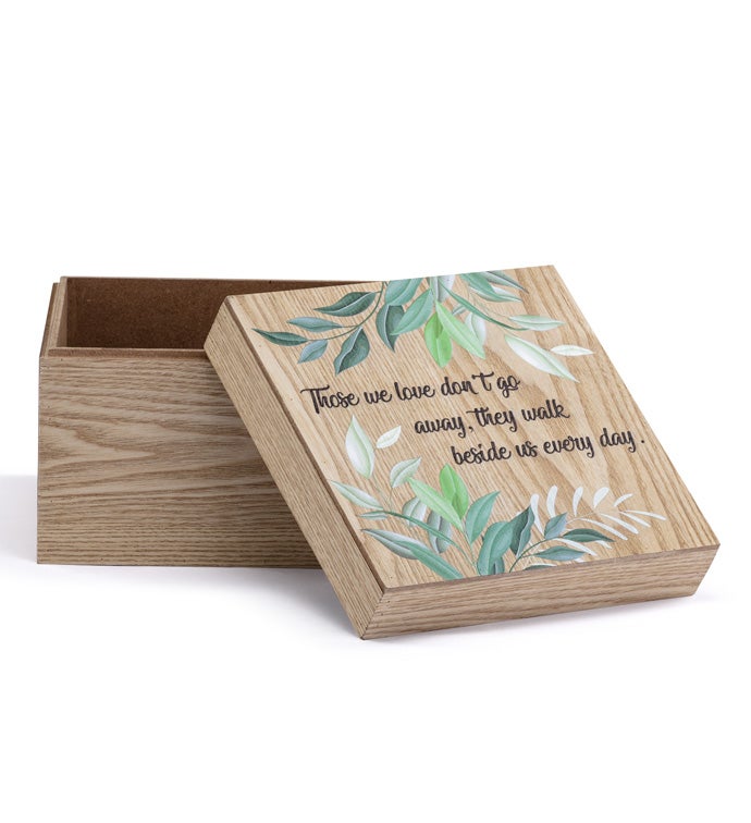 'Those we Love Walk Beside us Every Day' Leaves Box
