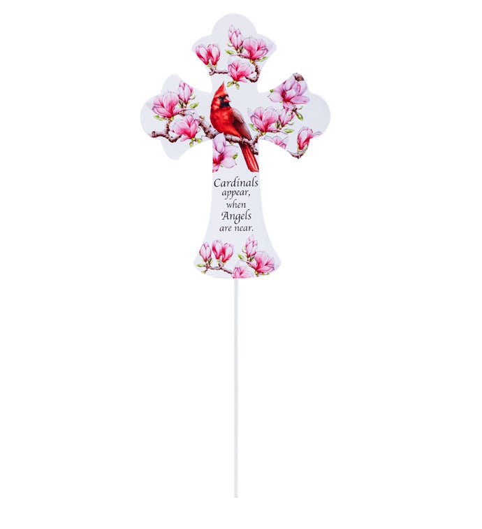 'Cardinals appear  when Angels are near" Cross Pick