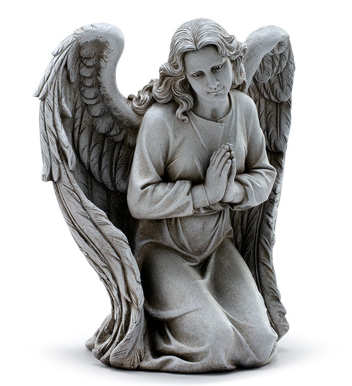 Large Kneeling Praying Angel