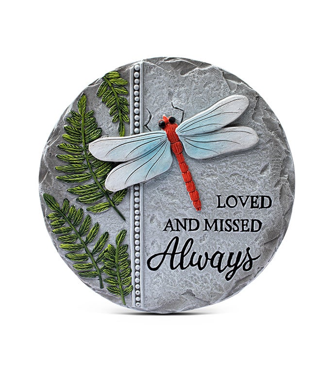Loved and Missed Always Garden Stone