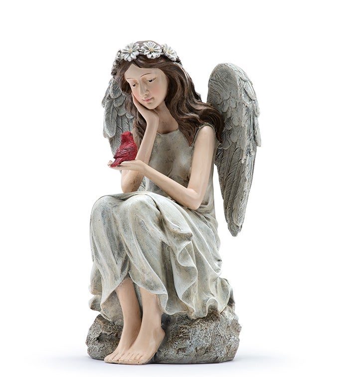Guardian Angel with Cardinal Figure