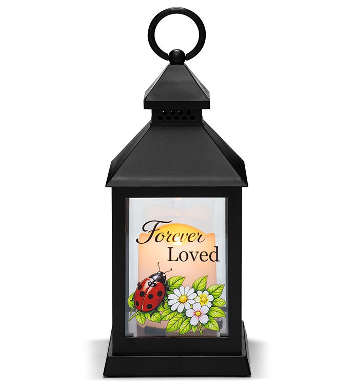 Forever Loved LED Ladybug Lantern