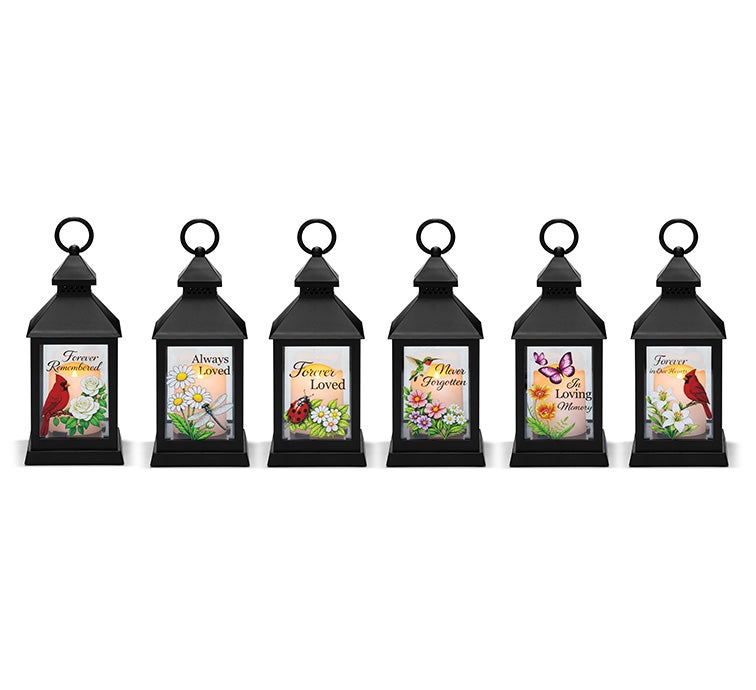 LED Sympathy Lanterns 6 Assorted