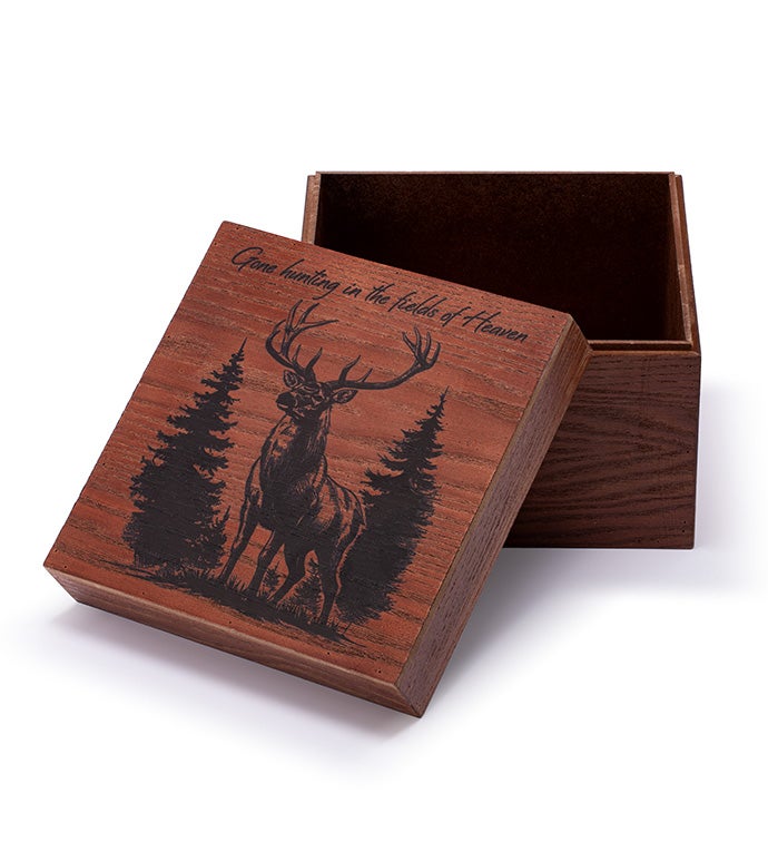 Gone Hunting Deer Woodland Memory Box