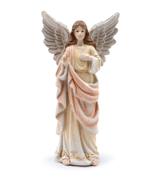 Standing Guardian Angel Figure