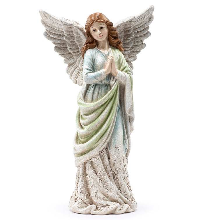 Prayerful Guardian Angel Statue