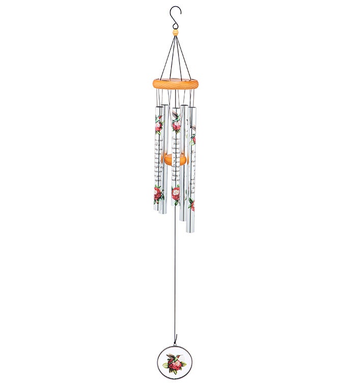 Hummingbird Wooden Chime with Sail