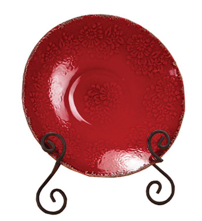 Red Glaze Decorative Bowl