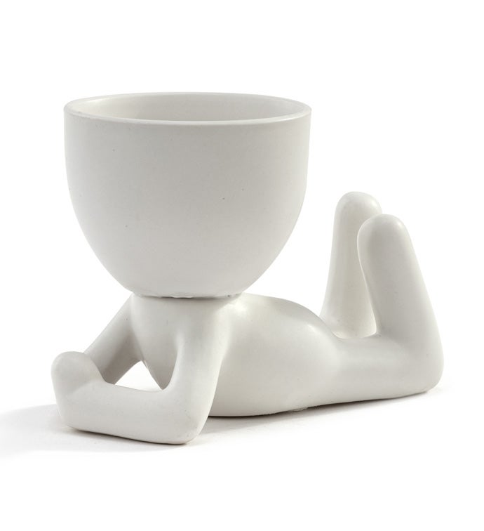 Pot Head Planter Laying            