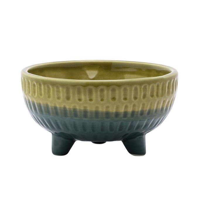 Green/Blue Stitch Bowl