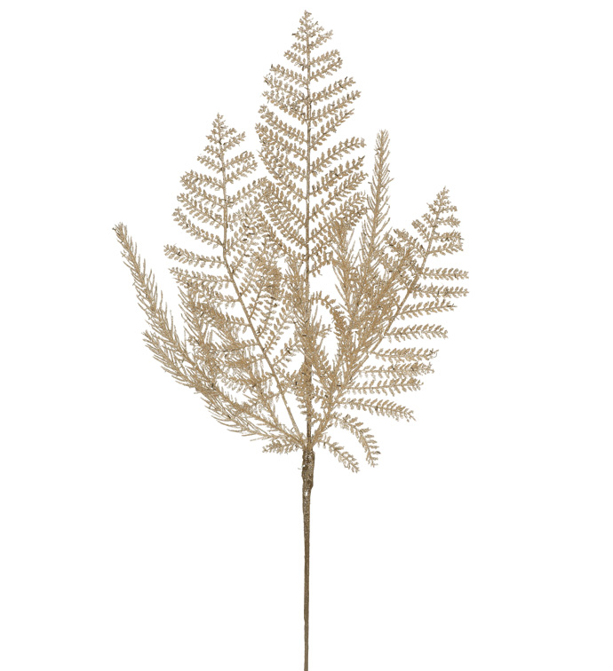 Gold Sparkle Fern Pick