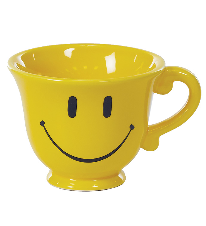 Smiley Face Teacup-12 per case