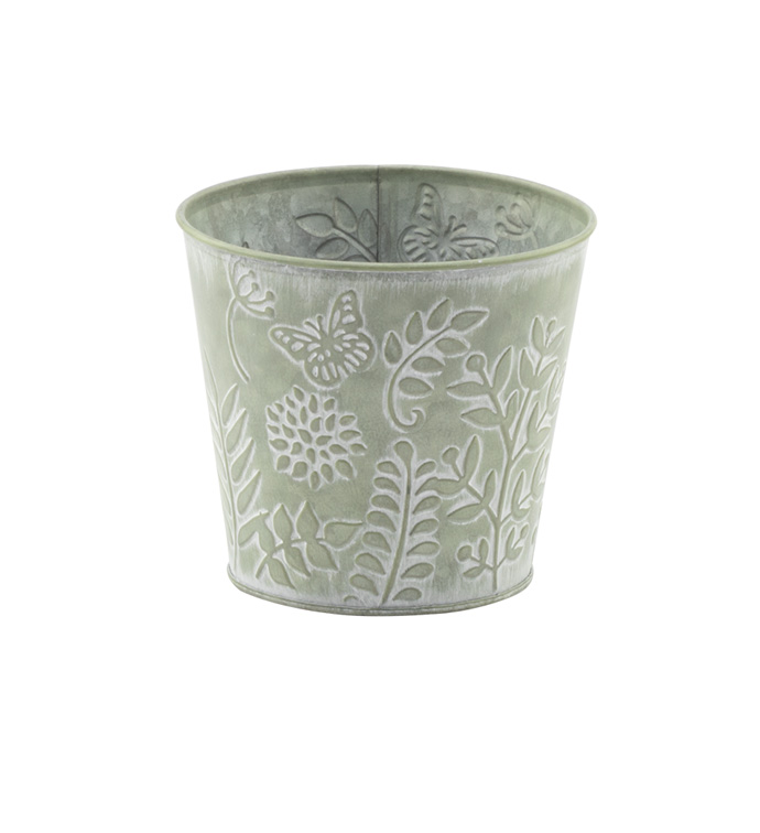 5" Fern Embossed Pot Cover