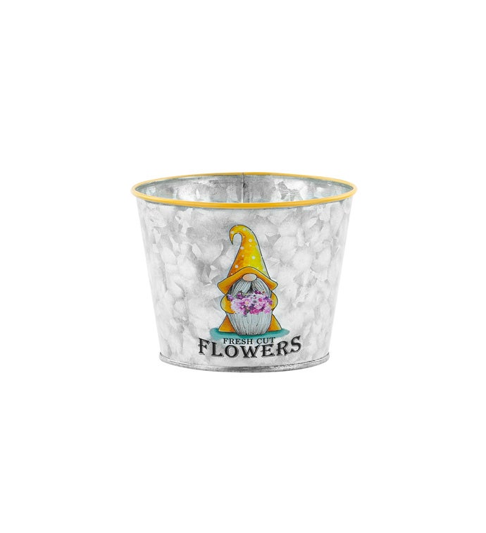 5" Flower Gnome Pot Cover          