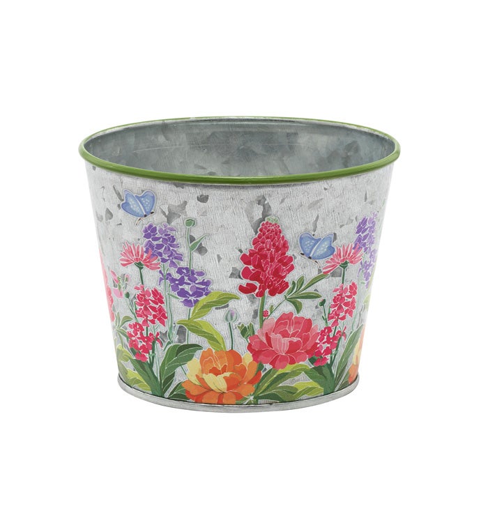 5" Pastel Wild Flower Pot Cover