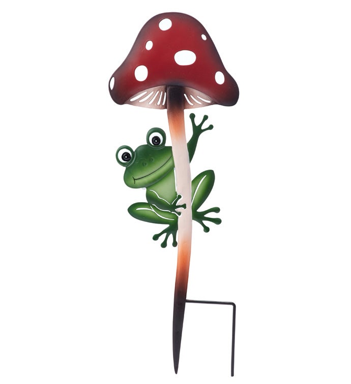 Red Mushroom/Frog Stake