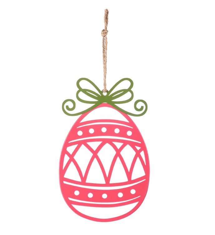 Pink Egg Ornament
